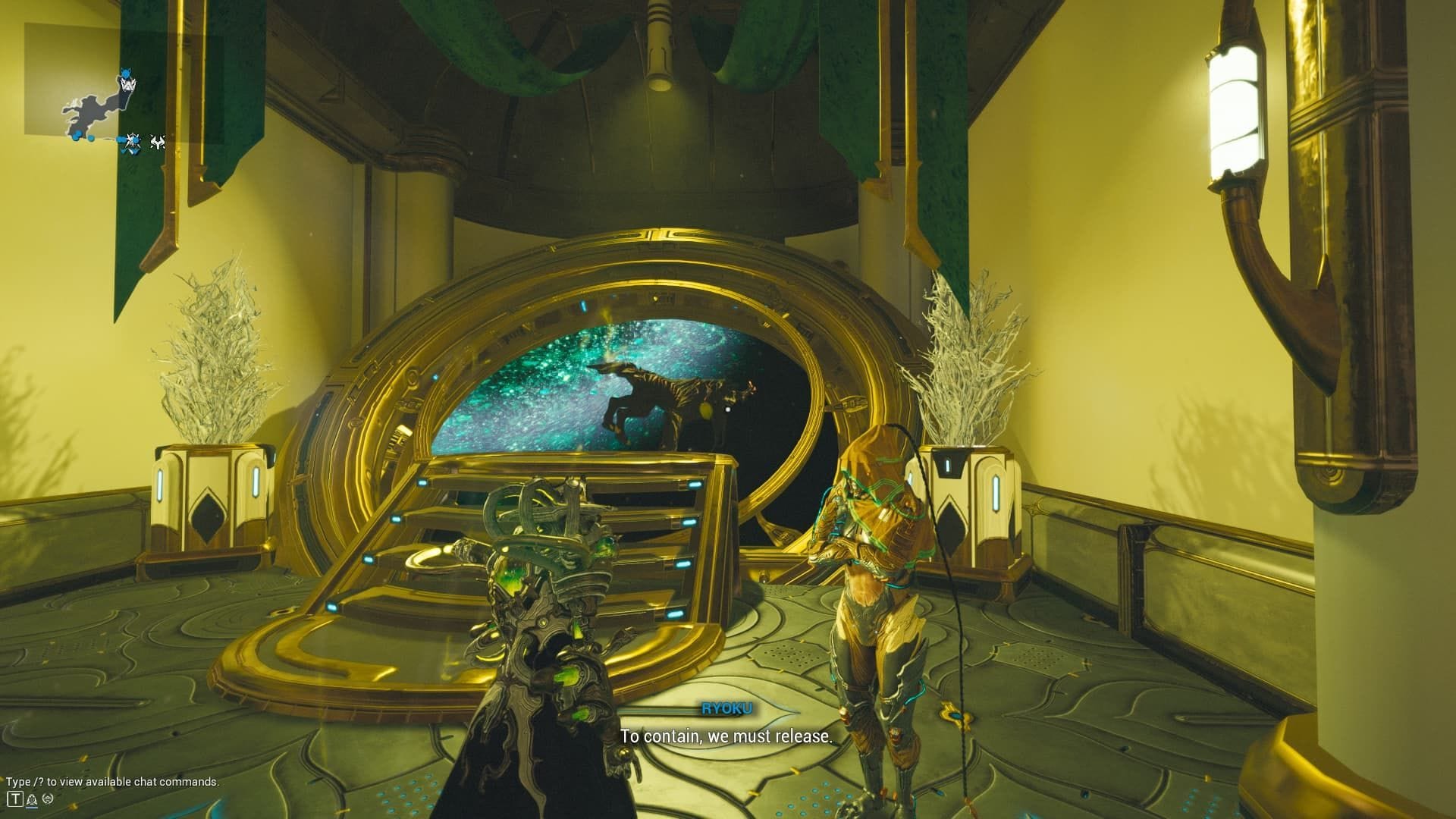 Ignore a misteriosa criatura que surge no portal (Imagem via Digital Extremes)