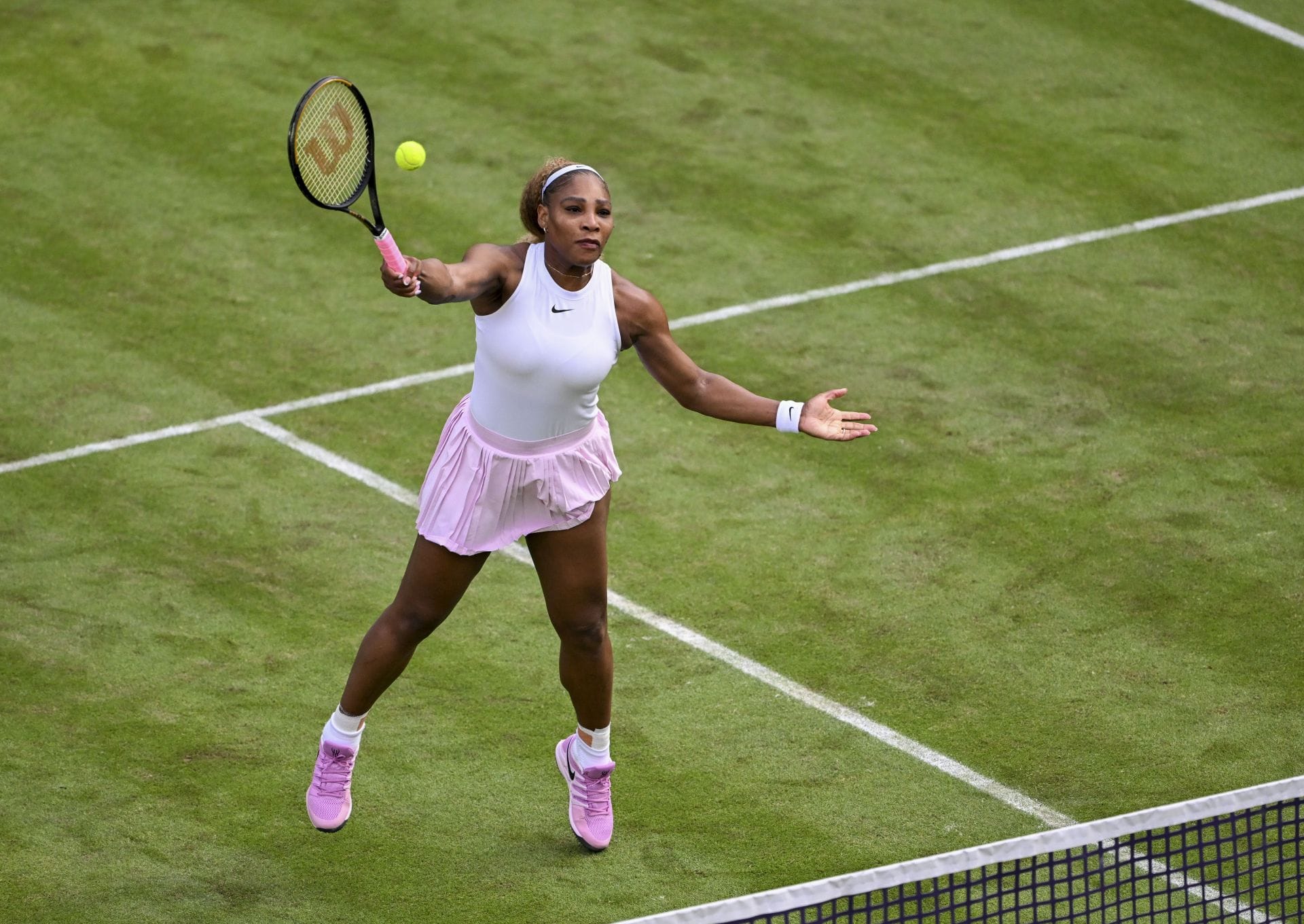 Serena Williams in action at the 2026 Berlin Open (Source: Getty)