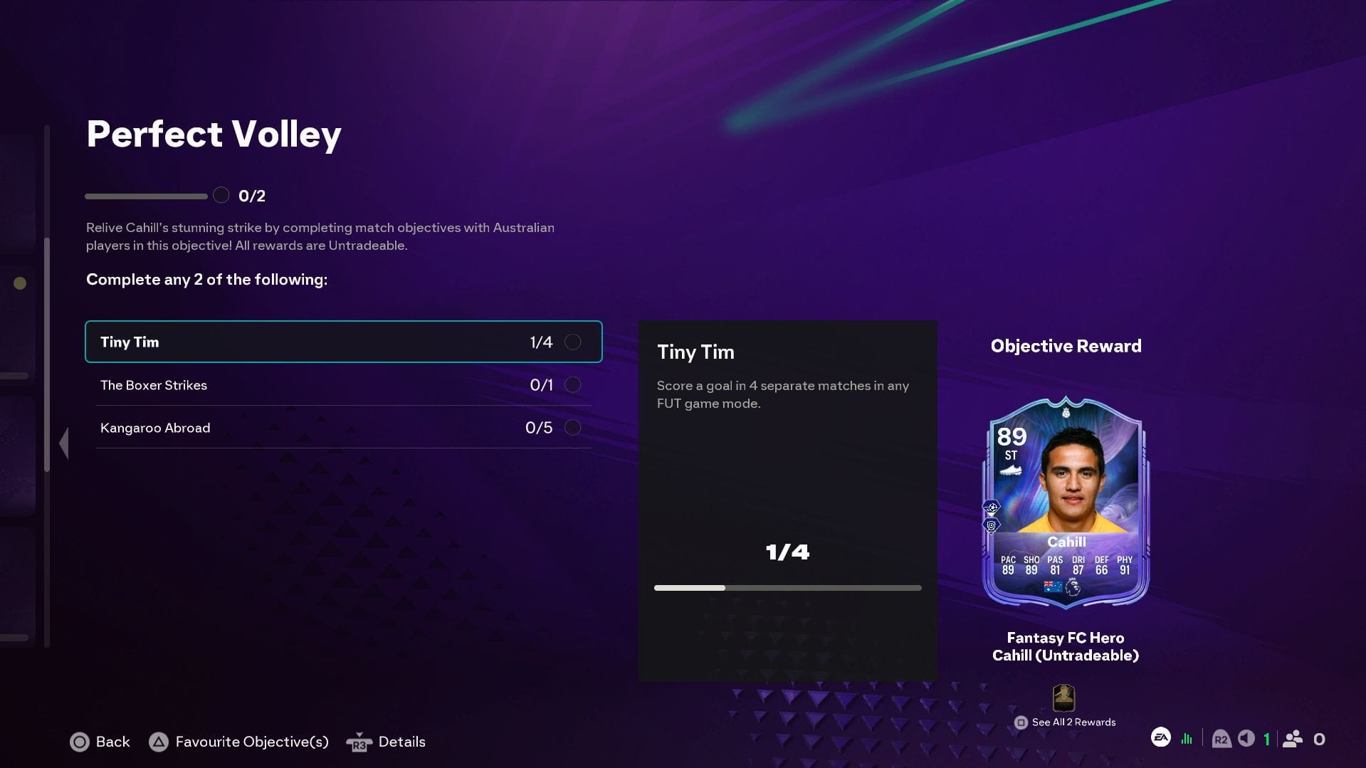 Objetivo Ásia + Oceania no EA FC 26 Ultimate Team (Imagem via EA Sports)