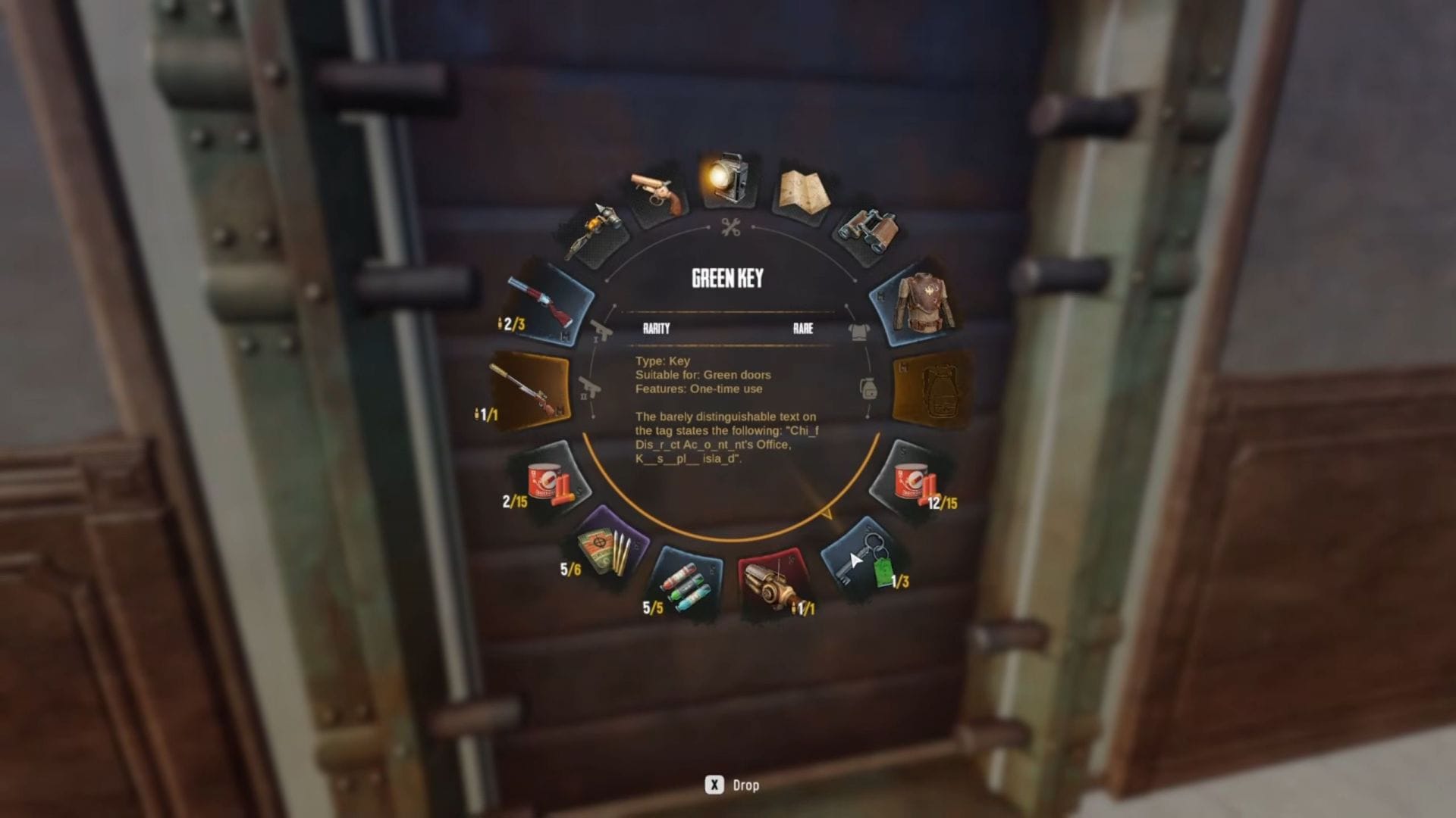 Abrindo a porta verde (Imagem via tinyBuild || YouTube/@MeepLT)