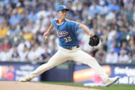 Jacob Misiorowski em ação pelos Milwaukee Brewers - Fonte: Getty