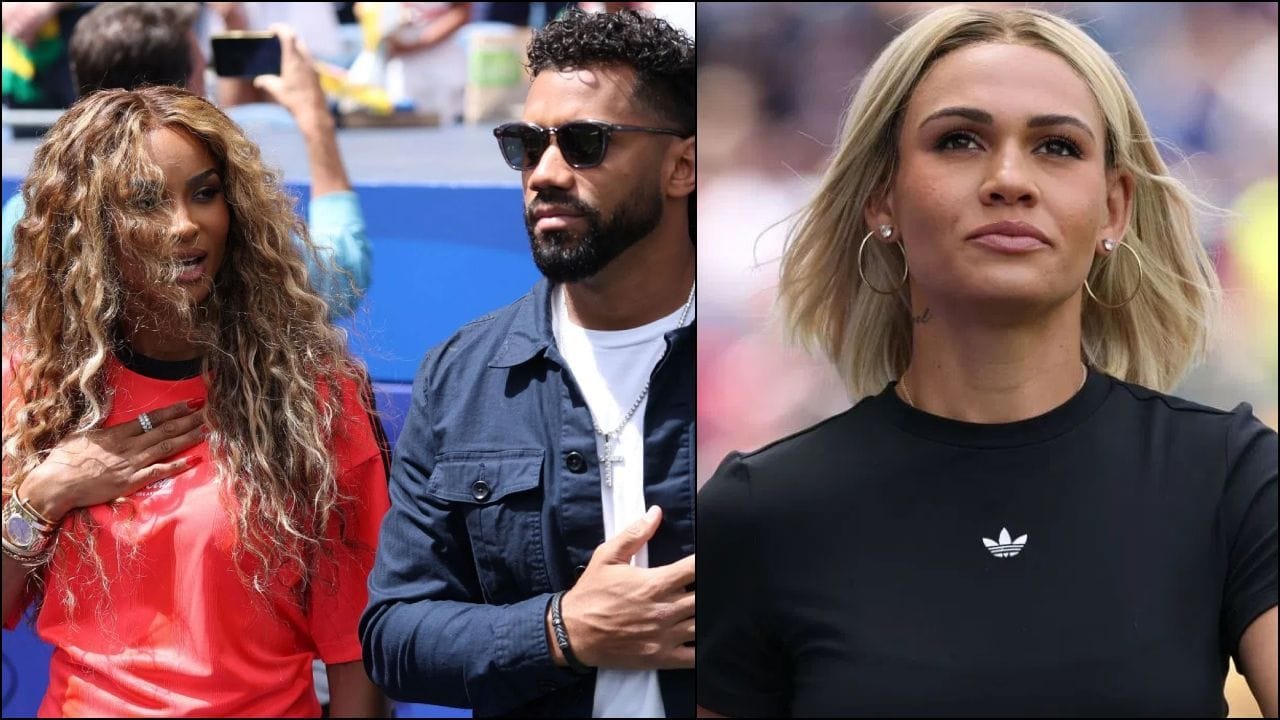 “Dumb picture” “Two worlds colliding”: NFL fans react as Russell Wilson's wife Ciara links up with Trinity Rodman at USMNT World Cup game