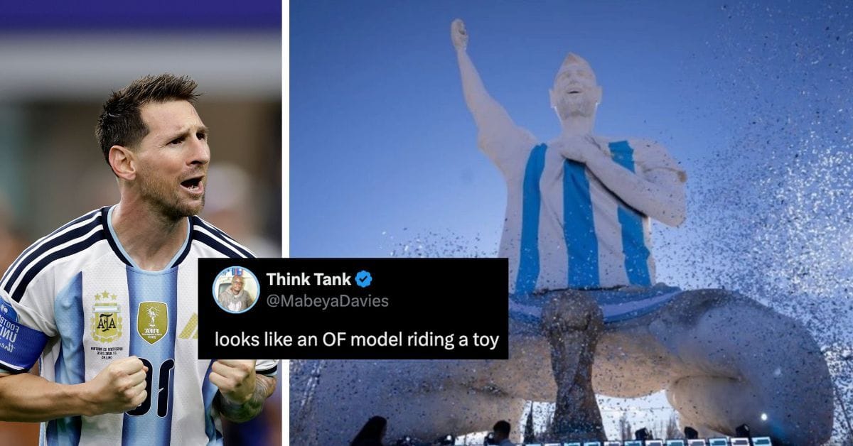 “Looks like an OF model riding a toy” - Netizens react as Argentina unveil ‘wild’ Lionel Messi statue in Patagonia amid 2026 FIFA World Cup