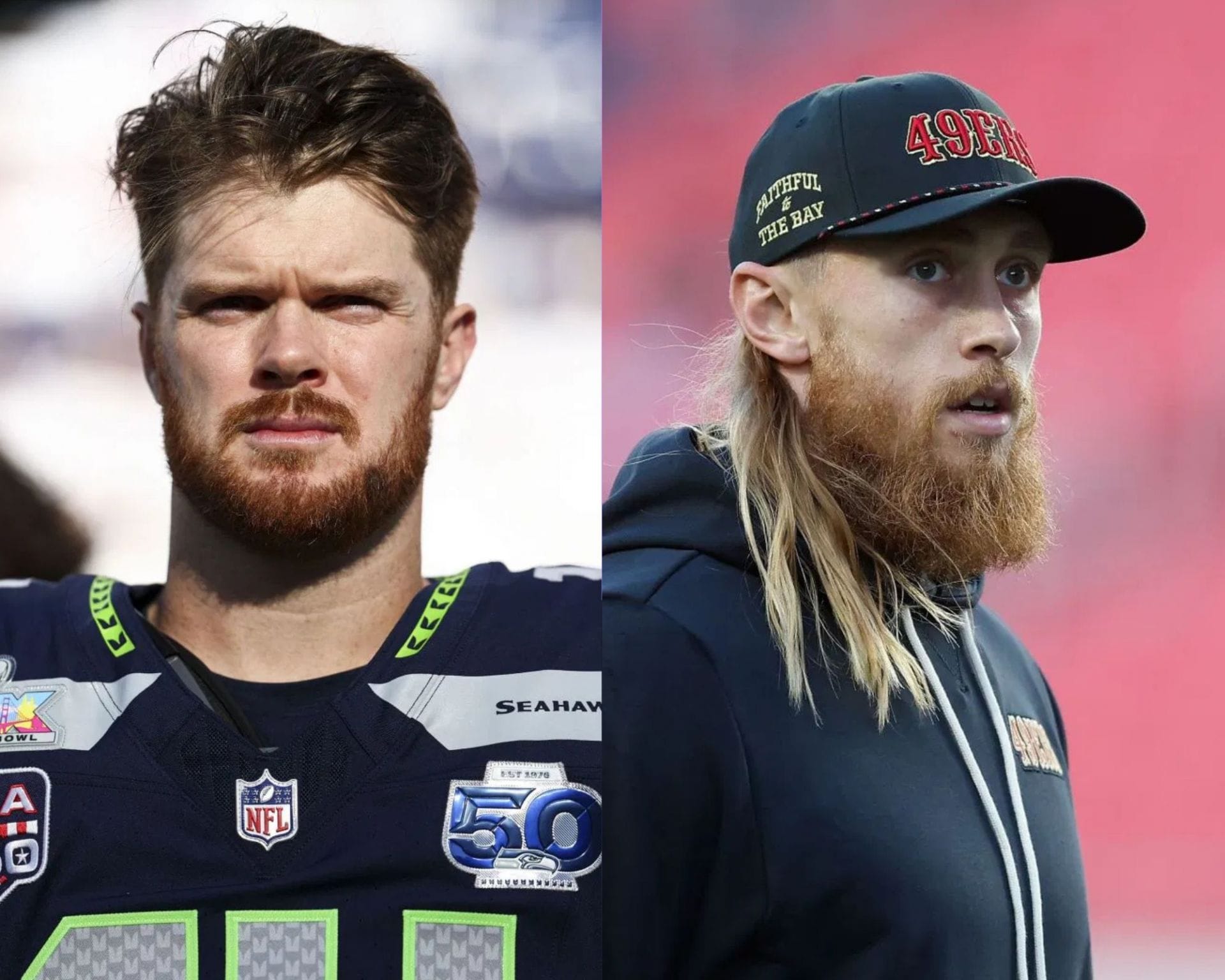 “We get to hit people in the face”: George Kittle fires warning to Sam Darnold-led Seahawks over winning Super Bowl in 49ers' stadium