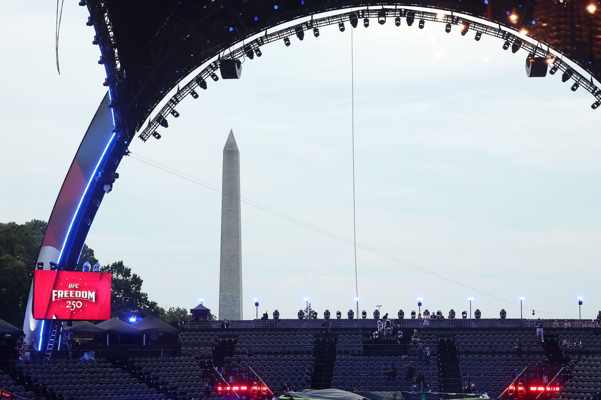 "It is not rain they are concerned with" - UFC Freedom 250 hit with major weather delay, new start time confirmed