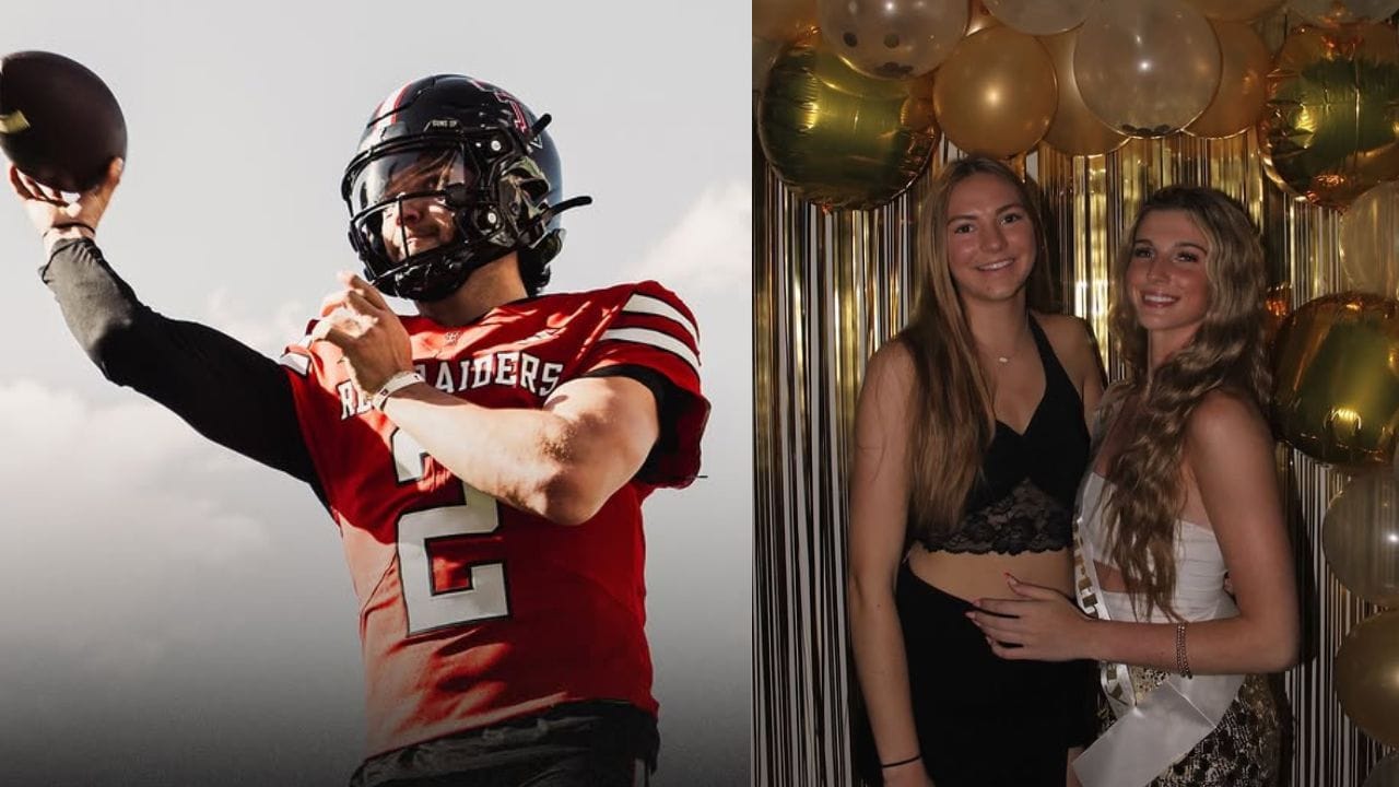 Brendan Sorsby gets 4-words message from GF Gretchen as ex-Texas Tech QB picks mini-dress clad volleyball star's photo for b'day wish
