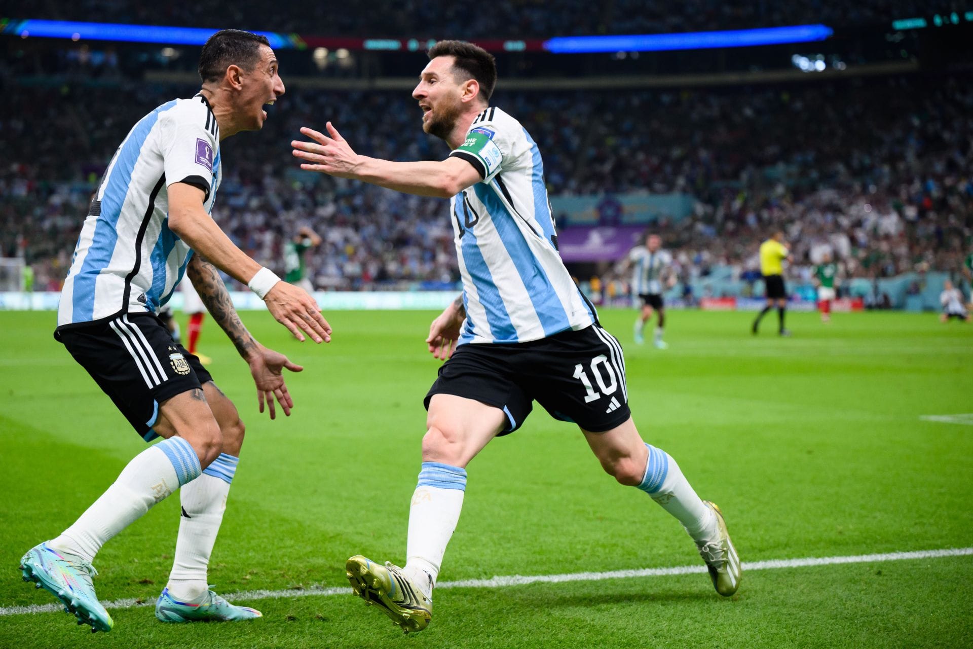 Di Maria e Messi - Fonte: Getty