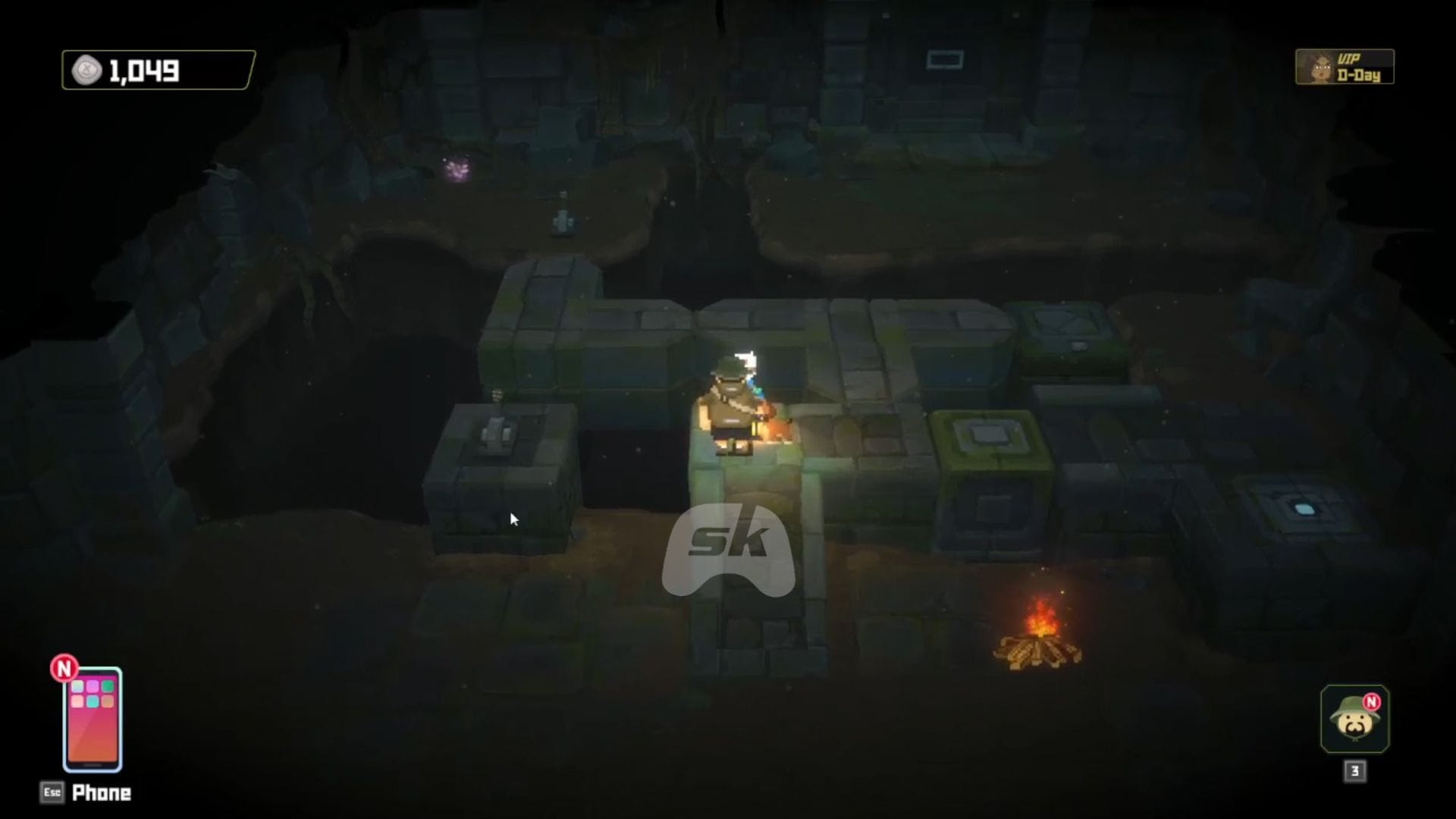 Imagem 2 – O quebra-cabeça do quarto templo em Dave the Diver In the Jungle (Imagem via SK Gaming || Mintrocket)