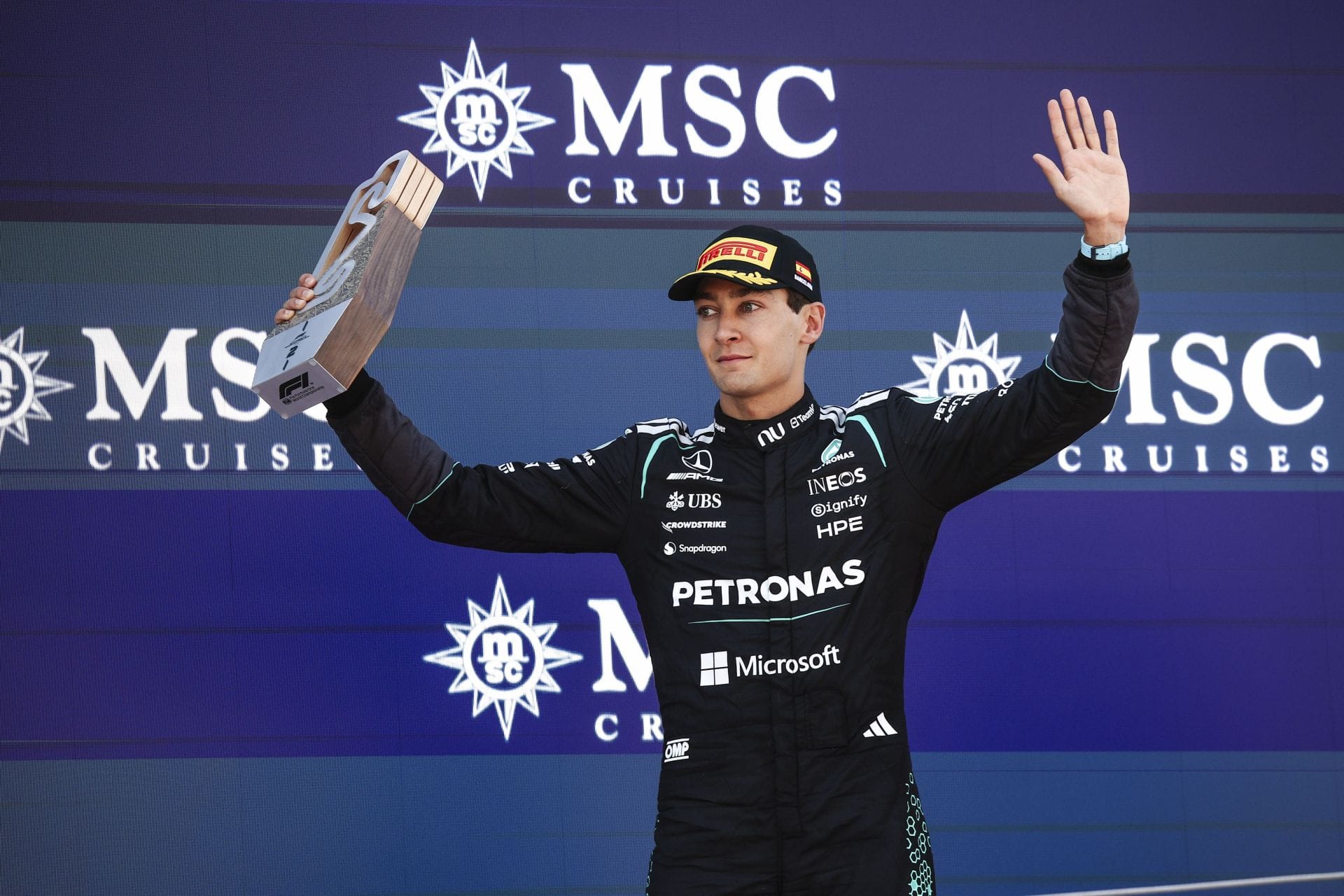 George Russell no Grande Prêmio de Barcelona - Fonte: Getty