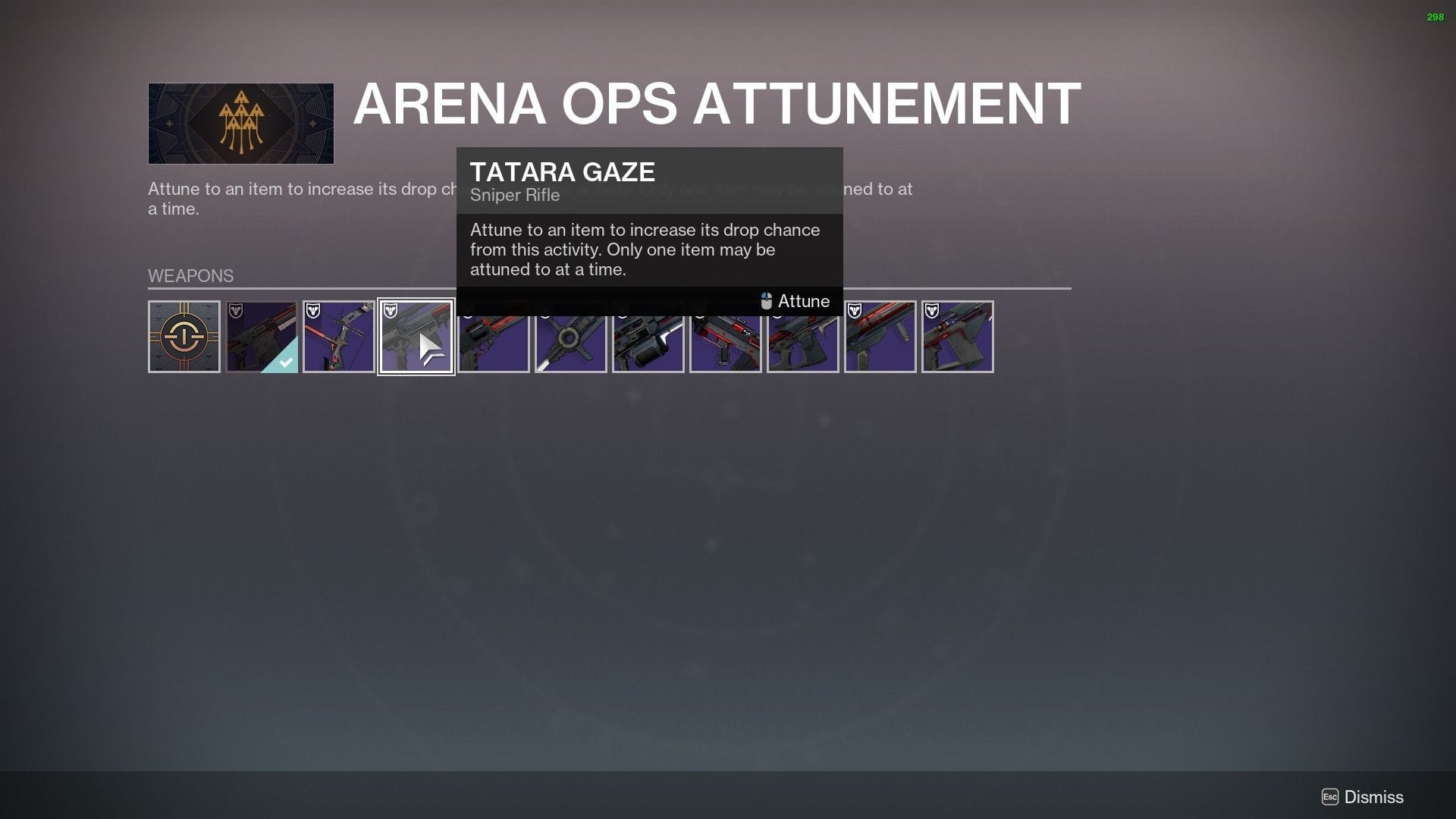 Arena Ops Attunement em Destiny 2 (imagem via Bungie) 