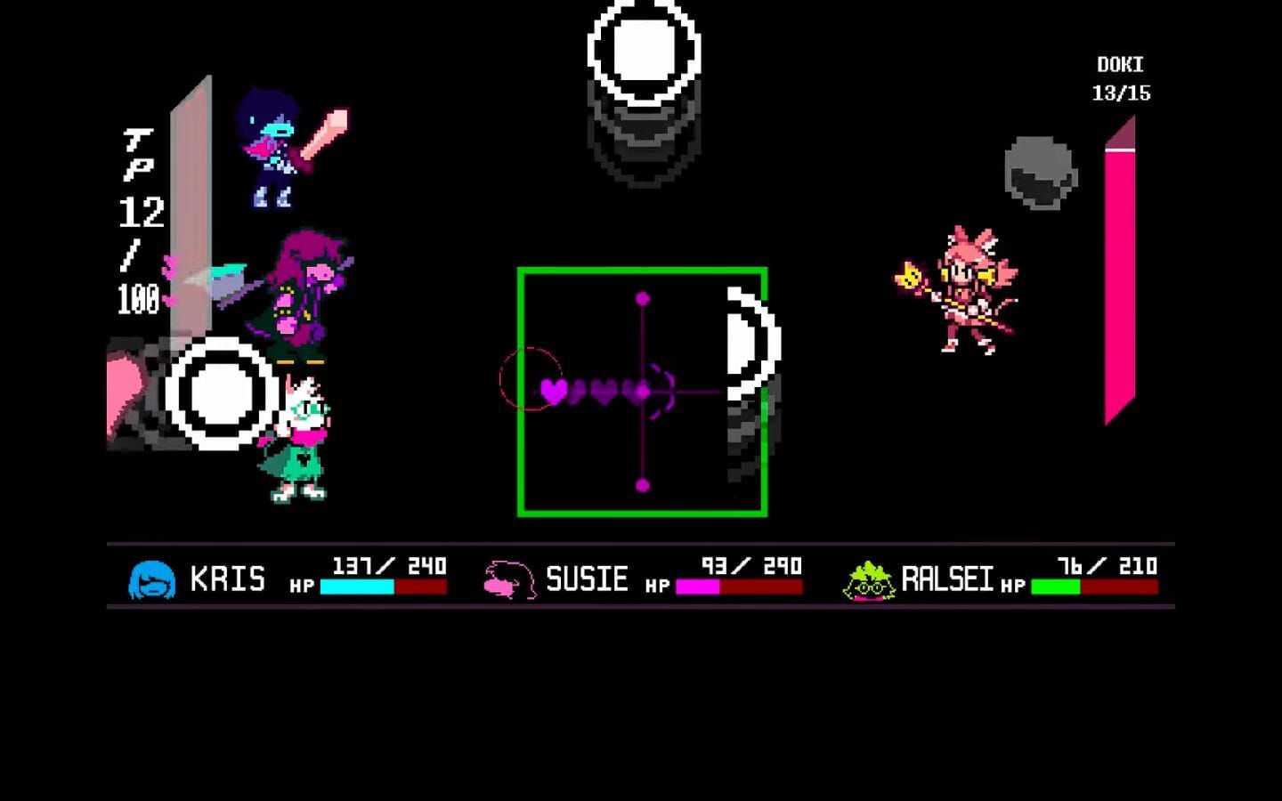 Derrote o chefe secreto (Imagem via tobyfox || YouTube/@Widegaming1279)