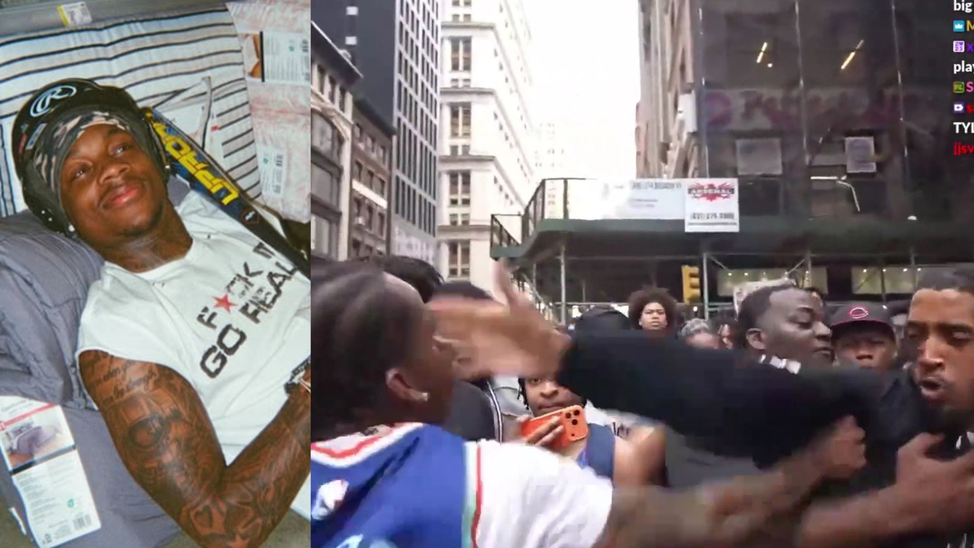 "Press charges on Tylil": Fans react as Kai Cenat's friend gets into fight with person in New York