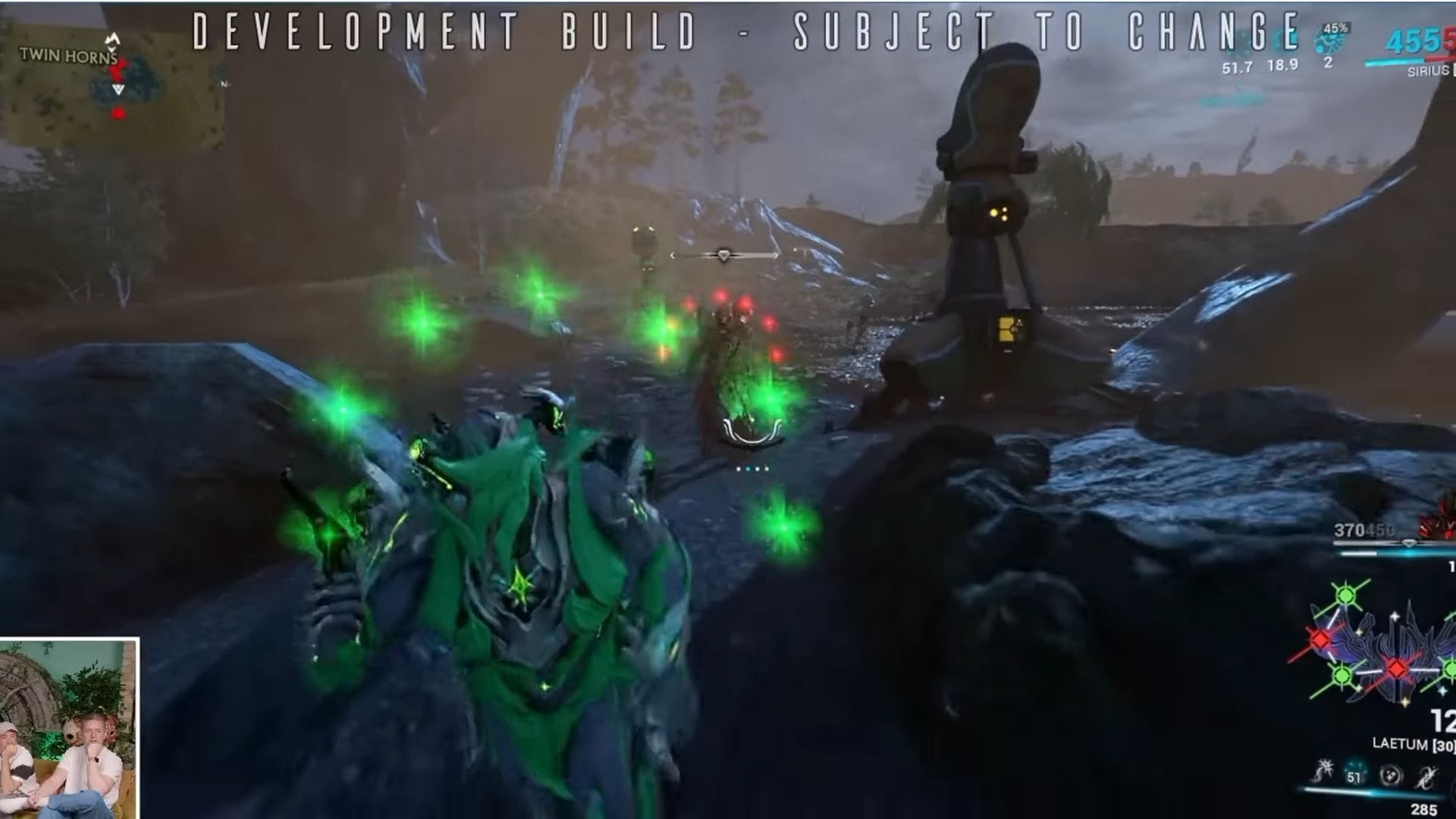 Jade Star é lançado em ambos os Warframes (imagem via Digital Extremes)