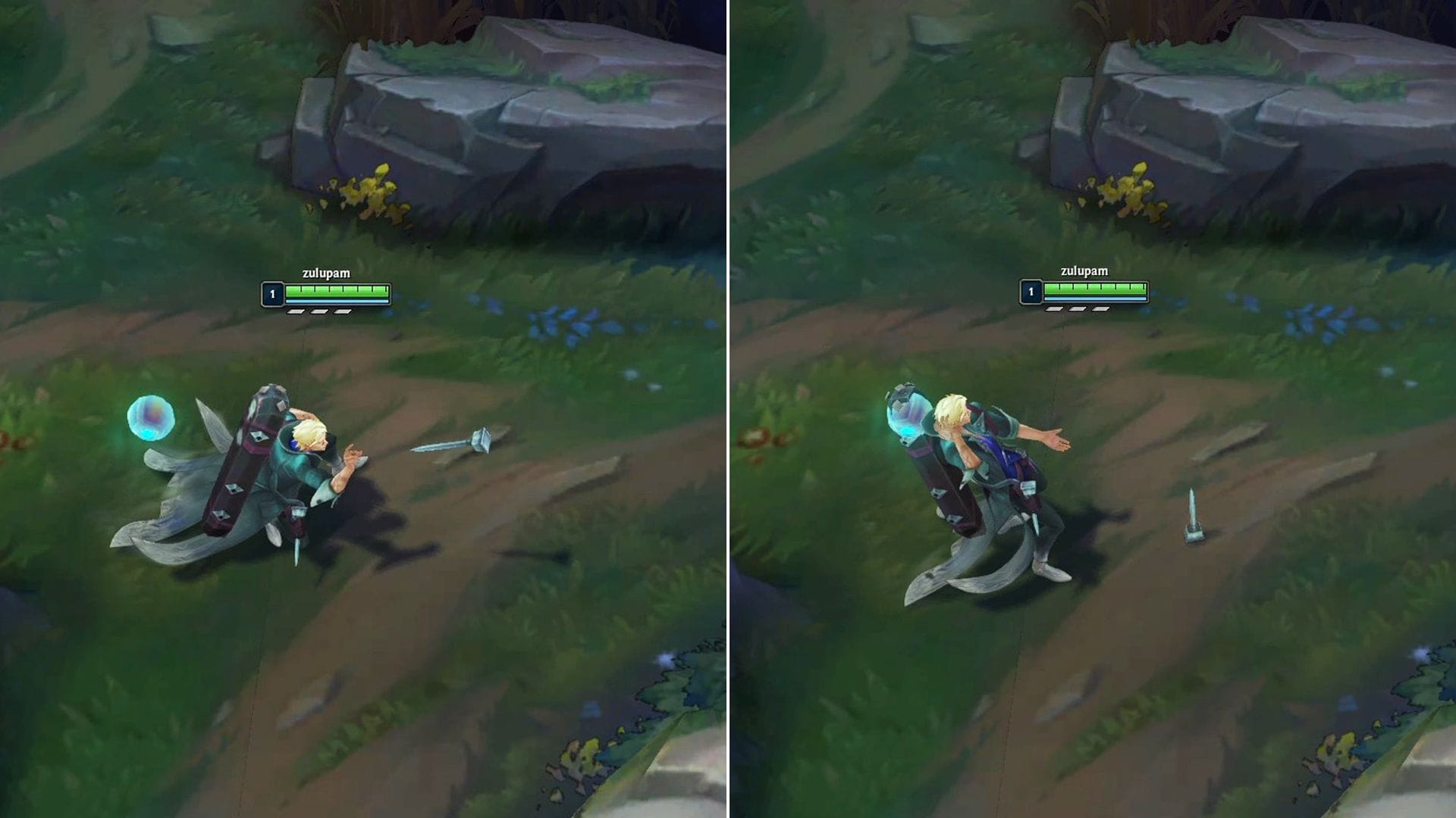 Pressione Ctrl Esquerdo + 1 para o emote de virar a garrafa de Locke (imagem via Riot Games)