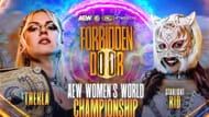 Gráfico da partida para Thekla vs Starlight Kid (imagem via X @AEW)