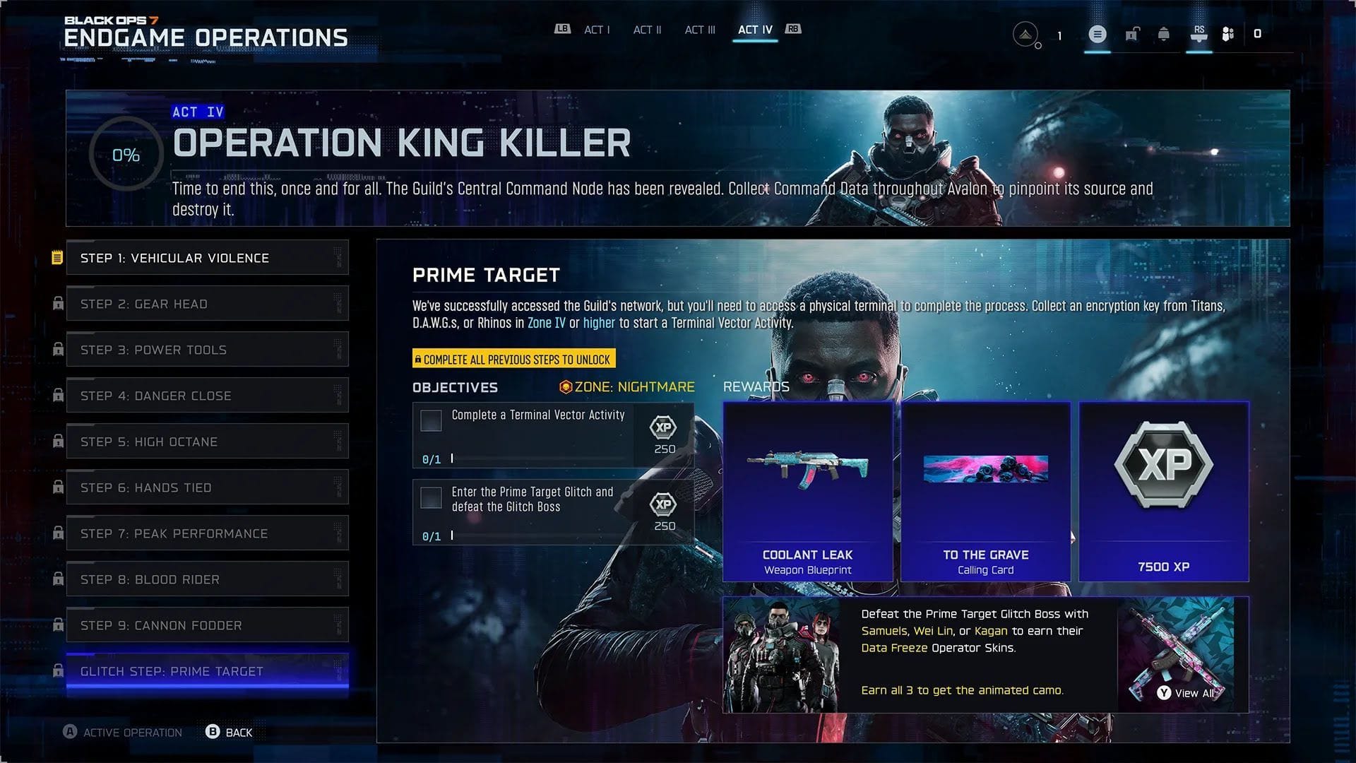 Endgame Operation King Killer in Black Ops 7 Season 4 Reloaded patch notes (Image via Activision)