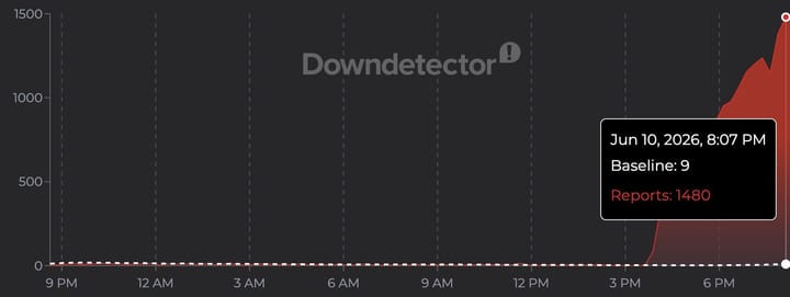 Is Google Gemini down right now? Outage status explored (June 10, 2026)