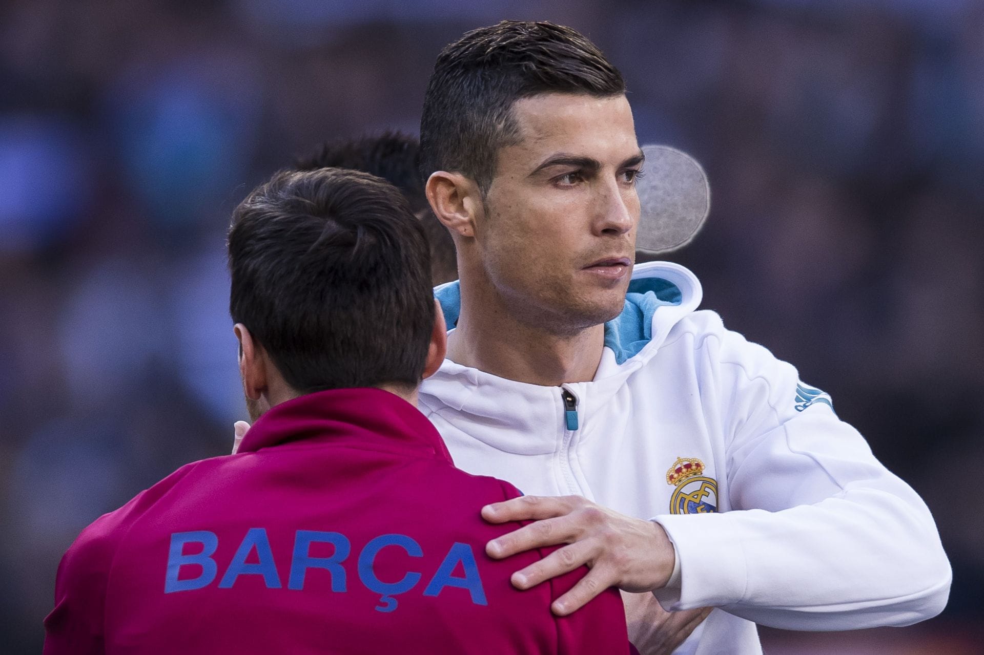 Cristiano Ronaldo e Lionel Messi - La Liga 2017-18 - Real Madrid x FC Barcelona - Fonte: Getty