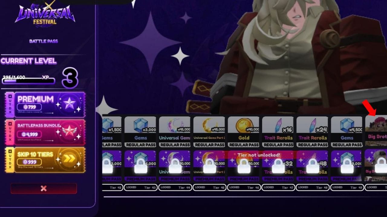 Big Brother in the battle pass (Image via Roblox)