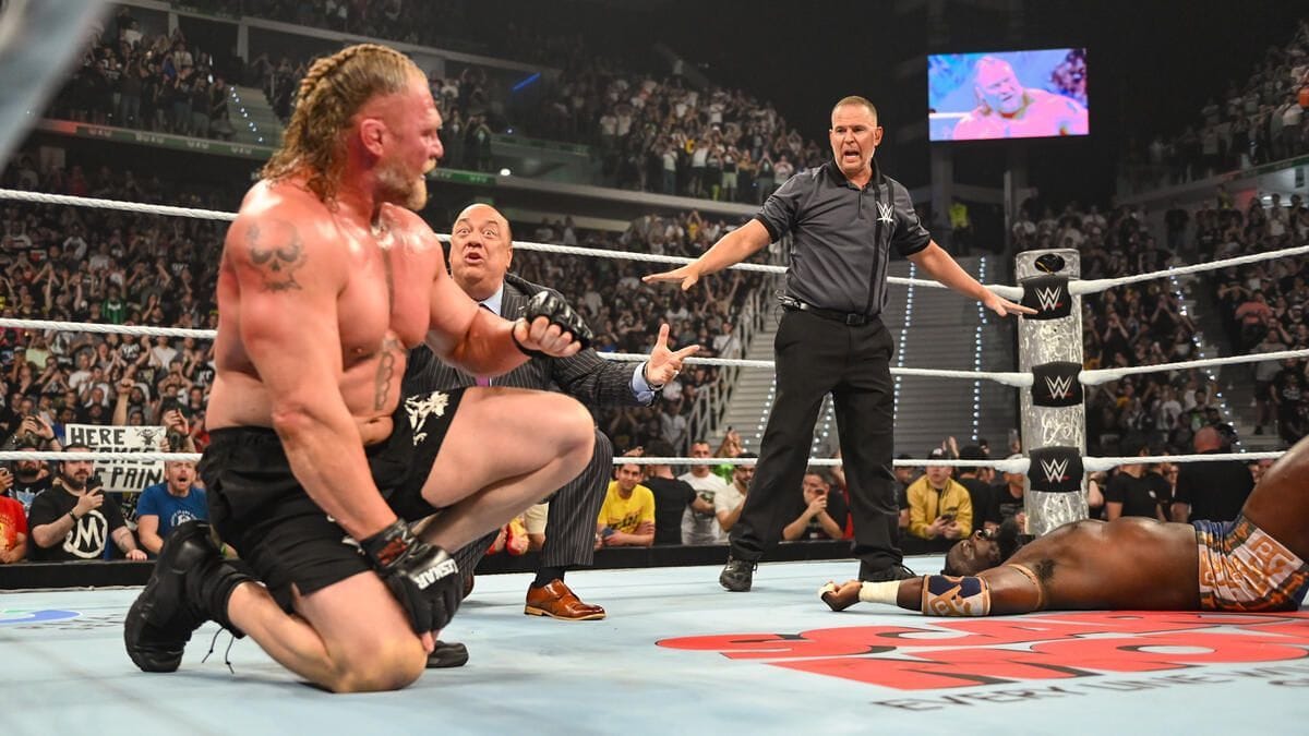TKO sends a message after Brock Lesnar's dominant win over Oba Femi at WWE Clash in Italy