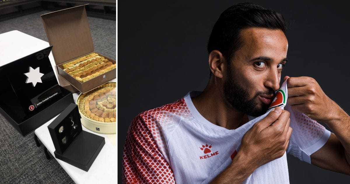Jordan left traditional sweets and gifts in dressing after FIFA World Cup game against Lionel Messi-led Argentina