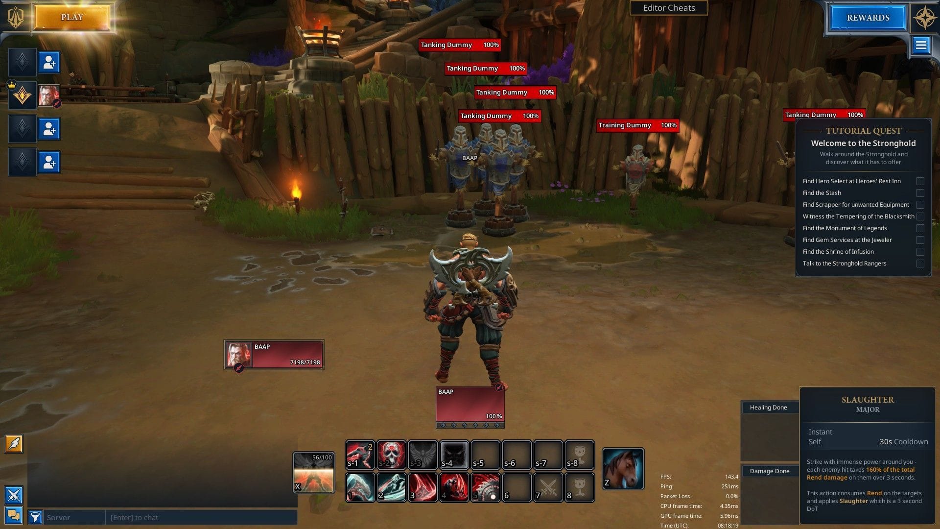 Use Slaughter para acelerar o processo de sangramento (Imagem via Chief Rebel)