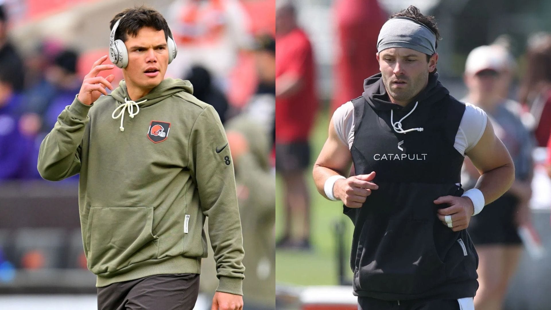 Dillon Gabriel seemingly throws shade at Browns through Baker Mayfield reference while announcing new jersey number