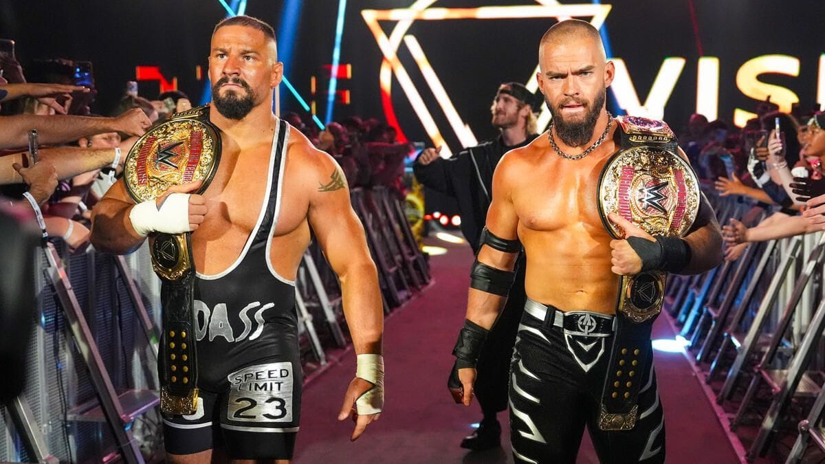 Austin Theory Breaks Silence After The Vision Loses The WWE World Tag Team Championships