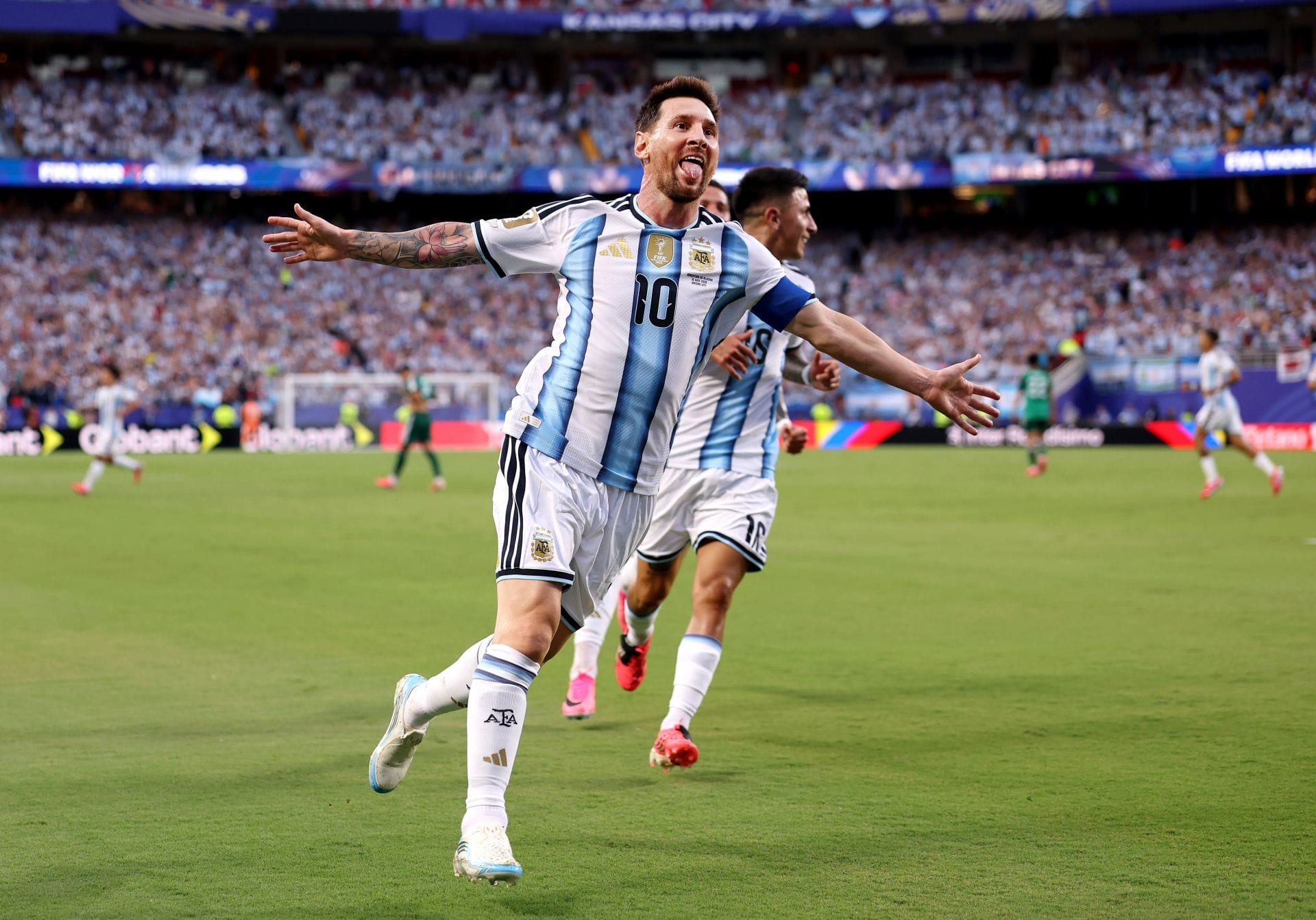 Is Lionel Messi playing for Argentina against Jordan at the FIFA World Cup today?