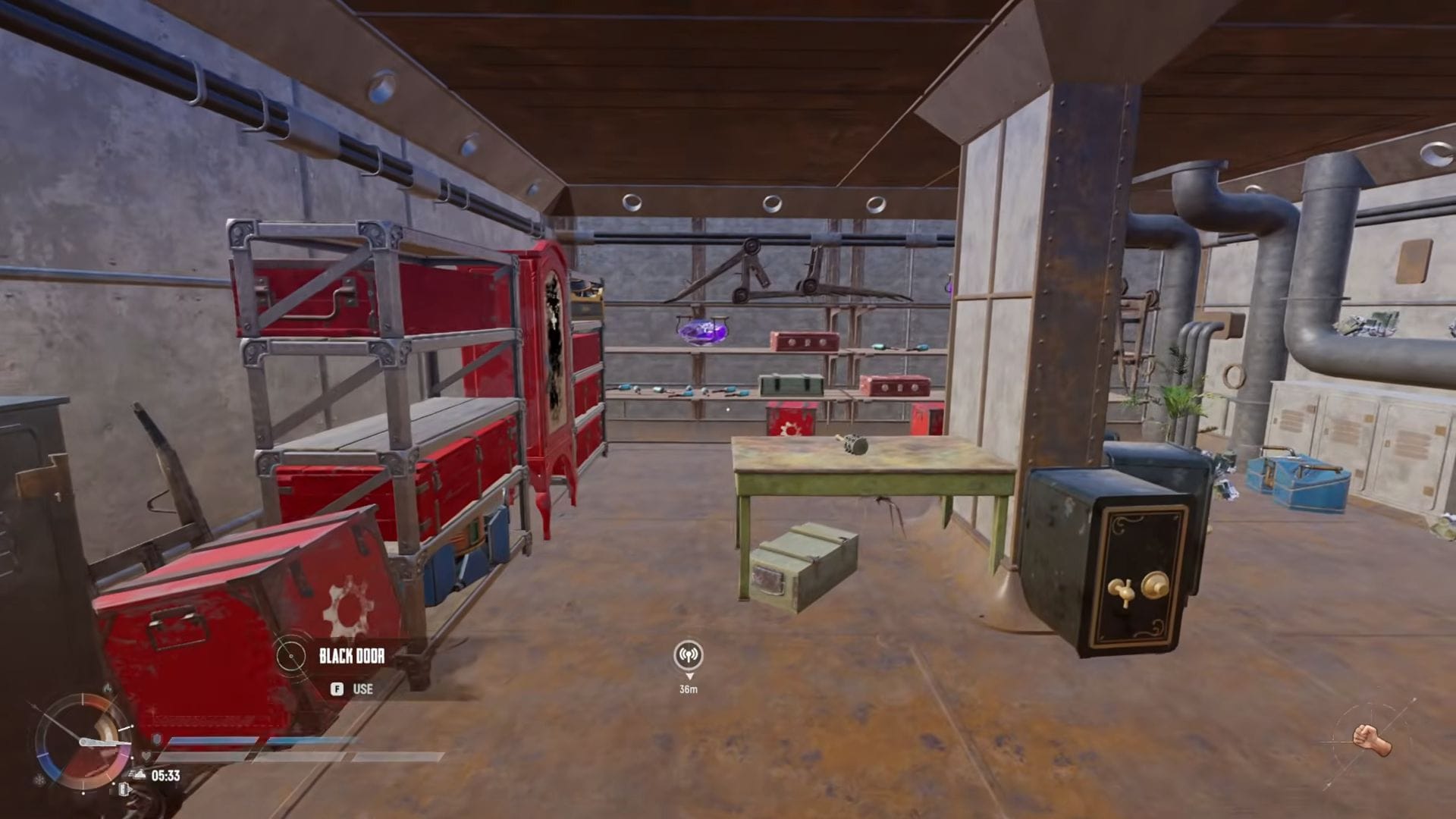 Saque dentro da porta preta (imagem via tinyBuild || YouTube/@MeepLT)