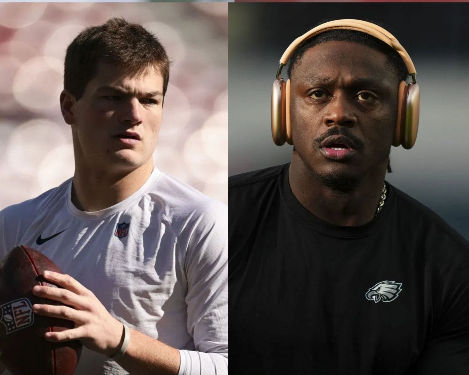 “Eagles fans on suicide watch” “Honeymoon phase is always nice”: NFL fans react to A.J. Brown bonding with Drake Maye during Patriots shoot day