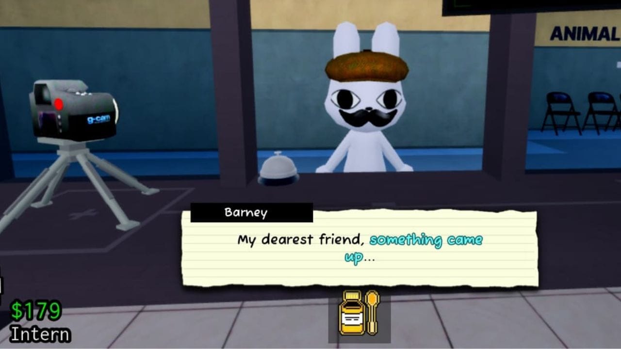 Barney (imagem via Roblox)