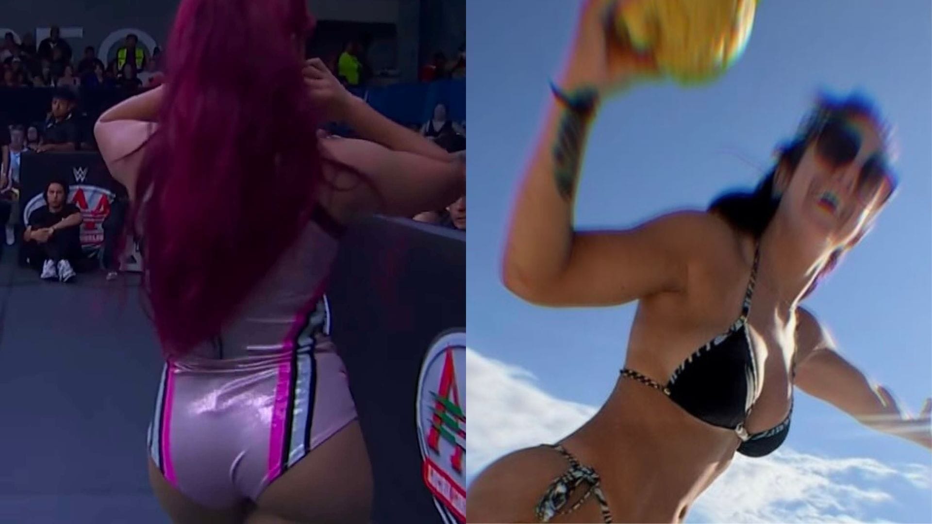 WWE Superstar Bayley receives a two-word message from female superstar after breaking the internet with her photo