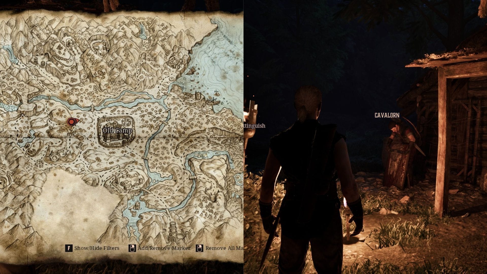 Cavalorn mora fora do Old Camp, mas trabalha para Mages (Imagem via Alkimia Interactive)