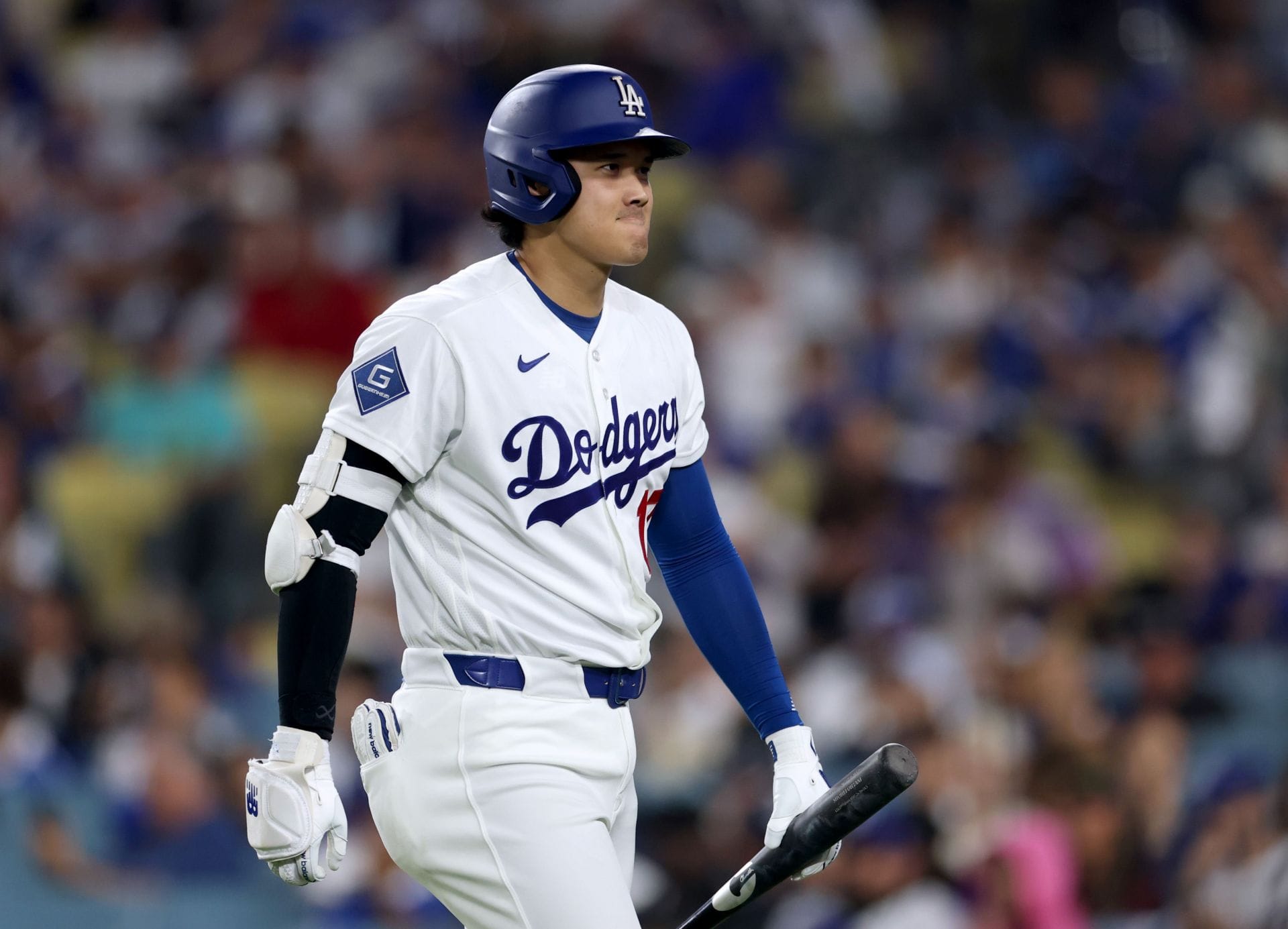 Shohei Ohtani em ação pelo LA Dodgers - Fonte: Getty