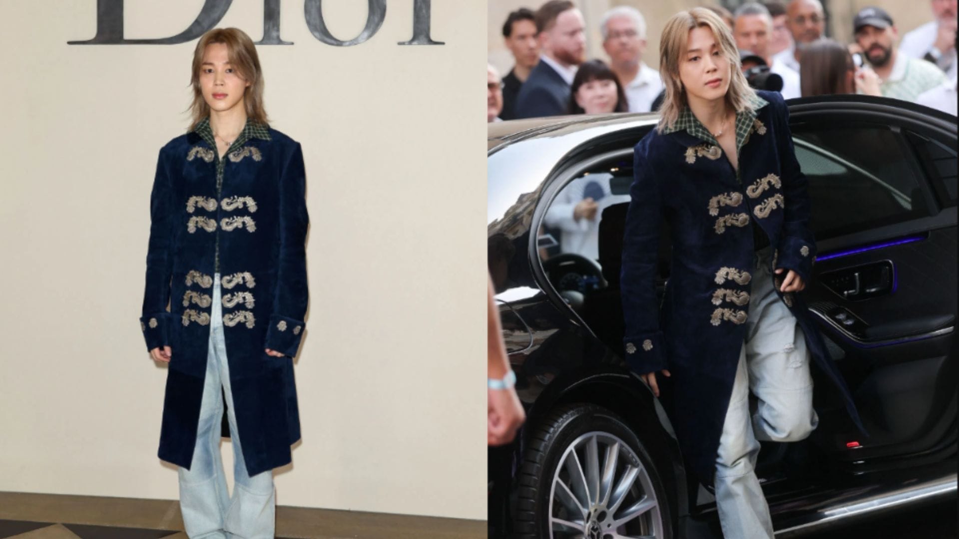 "Straight out of fantasy book" - Fans react as BTS' Jimin gives "prince" vibes at the Dior Summer 2027 Men's Show