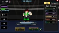 O menu Adventure Suit (imagem via Roblox)