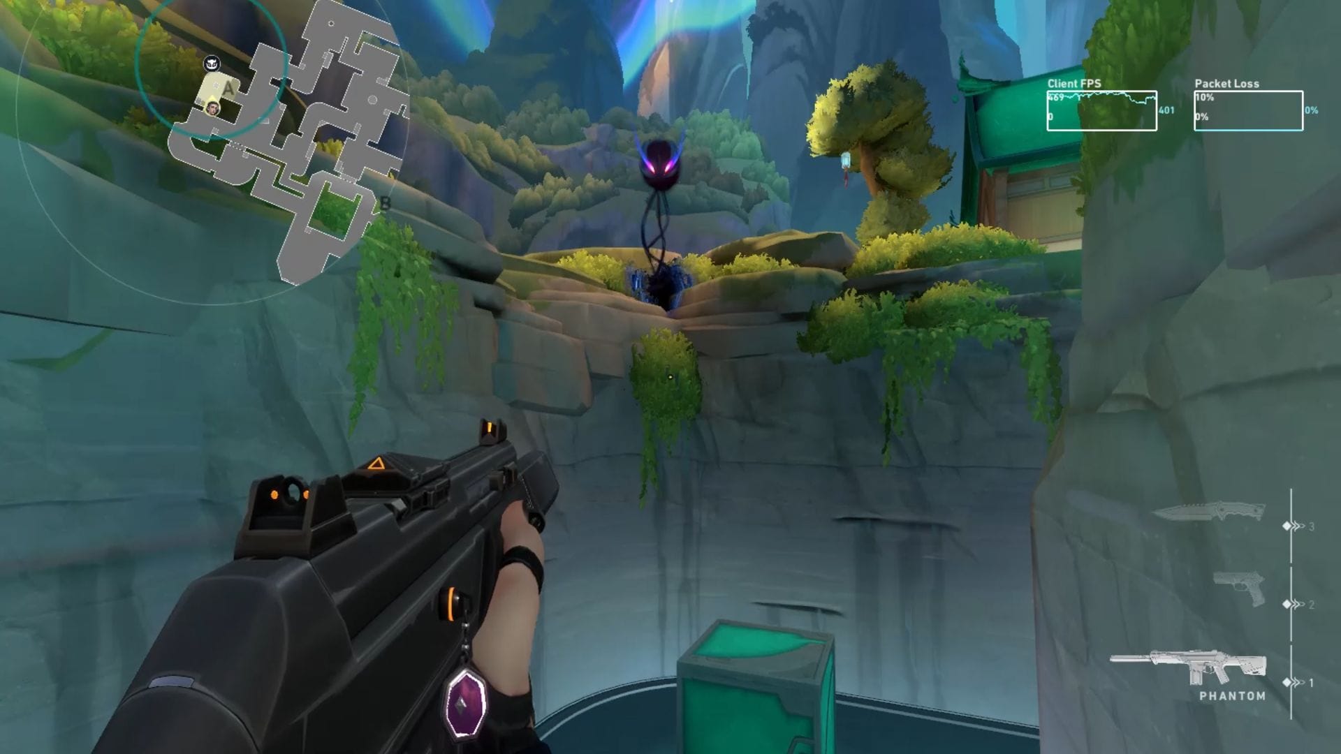   Esta é a aparência do Haunt no jogo (Imagem via Sportskeeda Gaming || Riot Games)