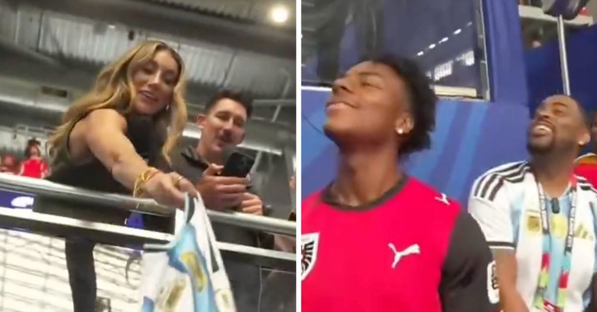 Did Antonela Roccuzzo gift Lionel Messi jersey to IShowSpeed after Argentina win vs Austria? Viral video claim debunked