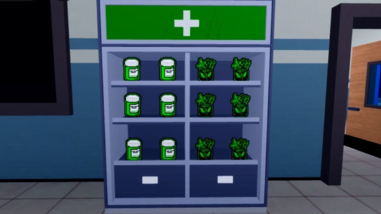 Use ervas para curar diferentes doenças (imagem via Roblox)