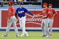 Shohei Ohtani (L) e Mike Trout (R) - Fonte: Getty