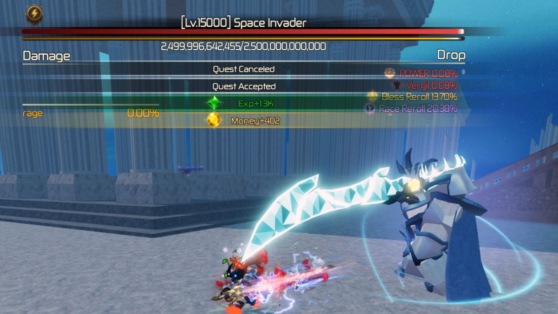 O chefe do Space Invader (imagem via Roblox)