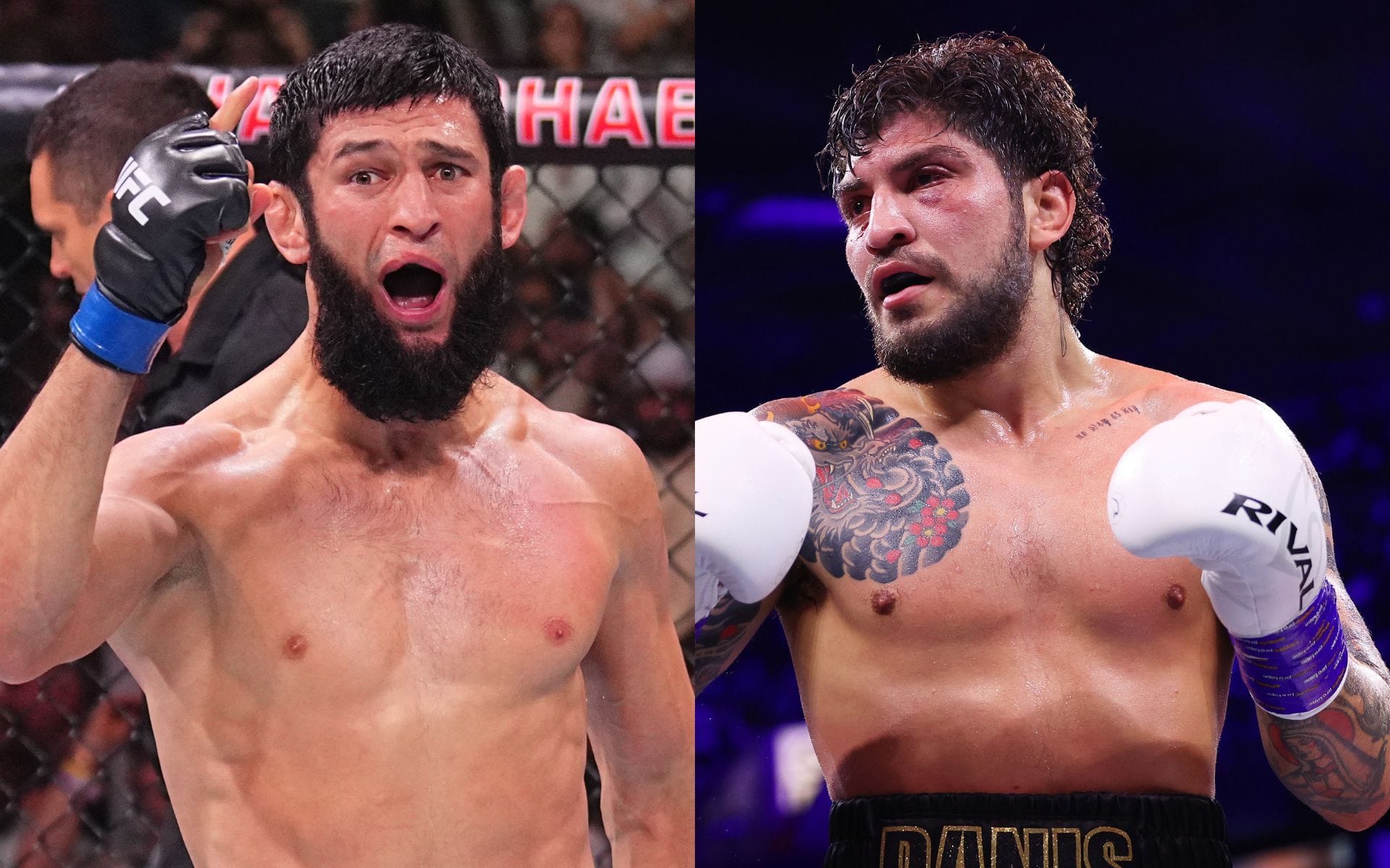 "Why did he kick him?" - Fans react to all out brawl between Khamzat Chimaev and Dillon Danis at RAF 10