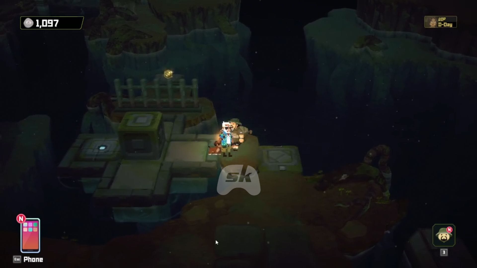 Imagem 3 – O quebra-cabeça Moon Relic em Dave the Diver In the Jungle (Imagem via SK Gaming || Mintrocket)
