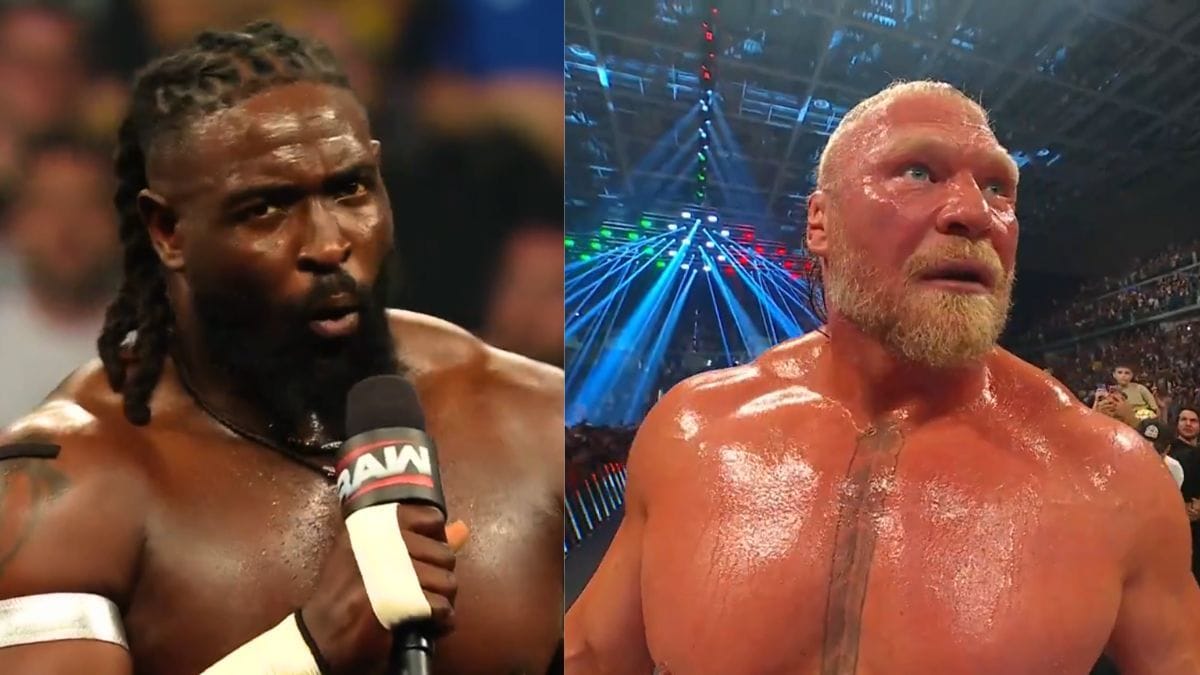 3 Reasons why Oba Femi called out Brock Lesnar on the RAW after Clash in Italy