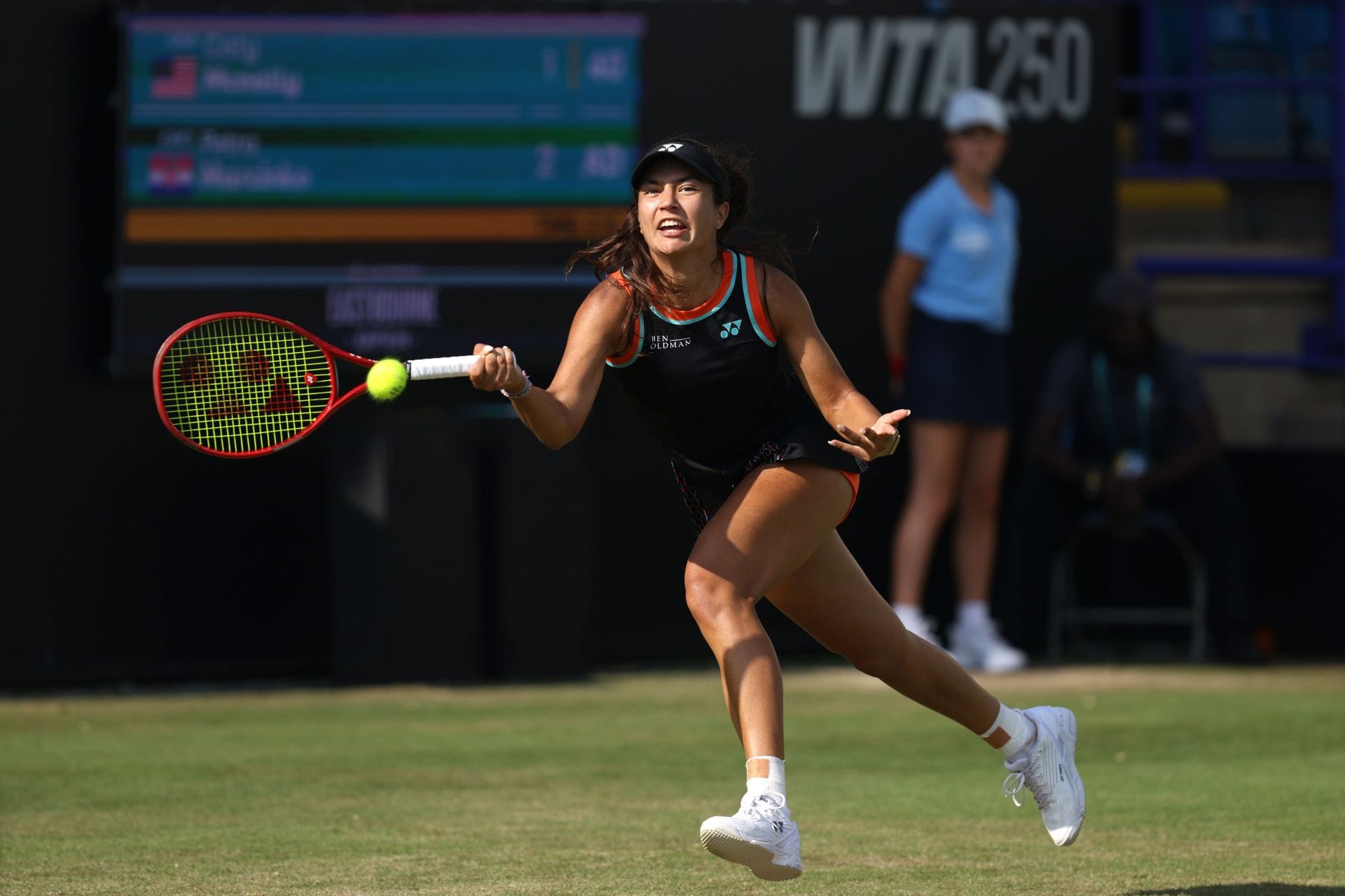 Petra Marcinko no Eastbourne Open 2026. (Fonte: Getty)