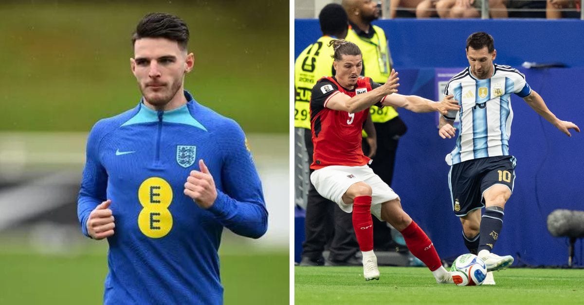 "It is very special that we're witnessing this" - England star Declan Rice hails Lionel Messi for his performances at the 2026 FIFA World Cup