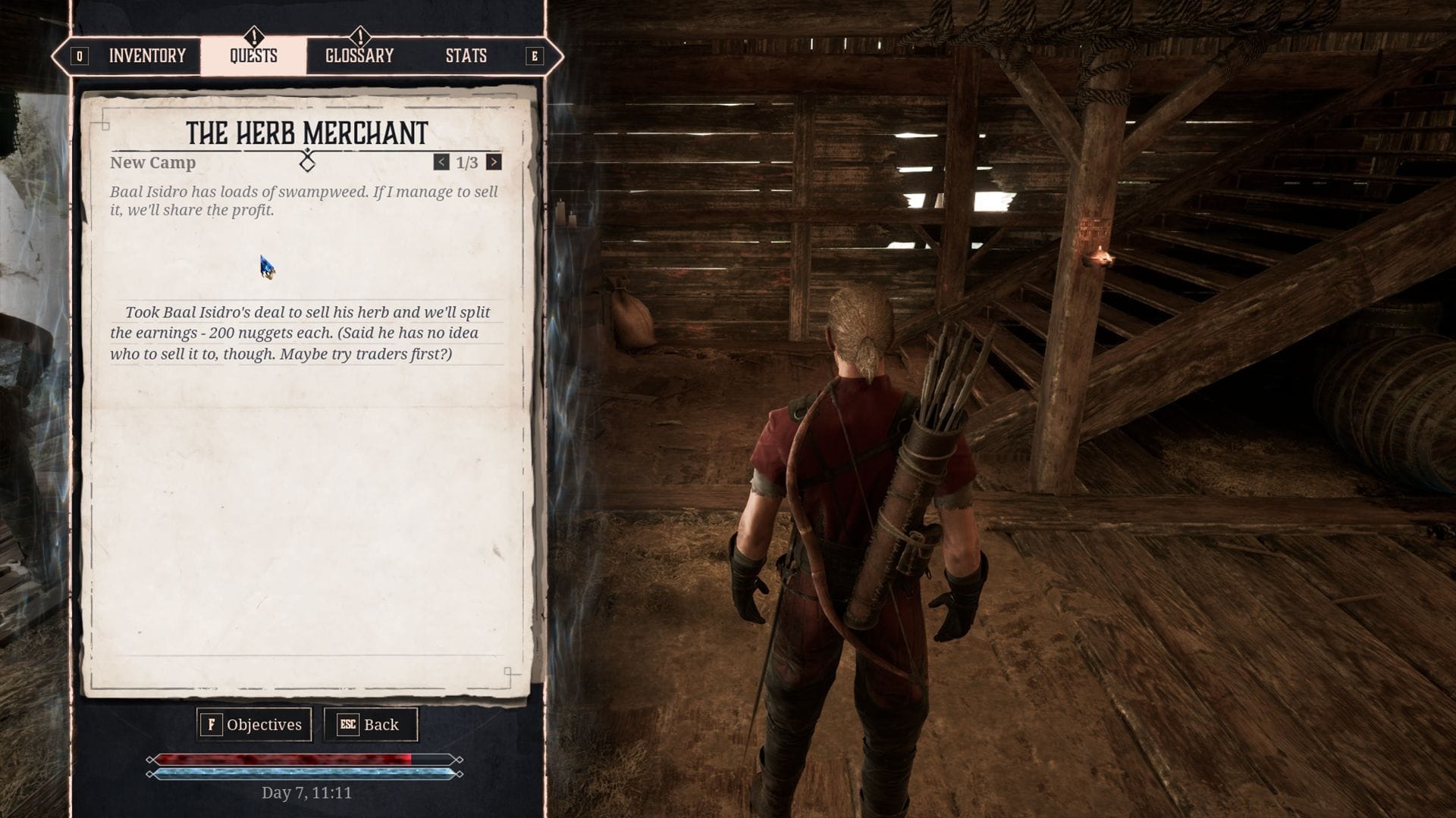 Gothic 1 Remake Walkthough: How to complete The Herb Merchant