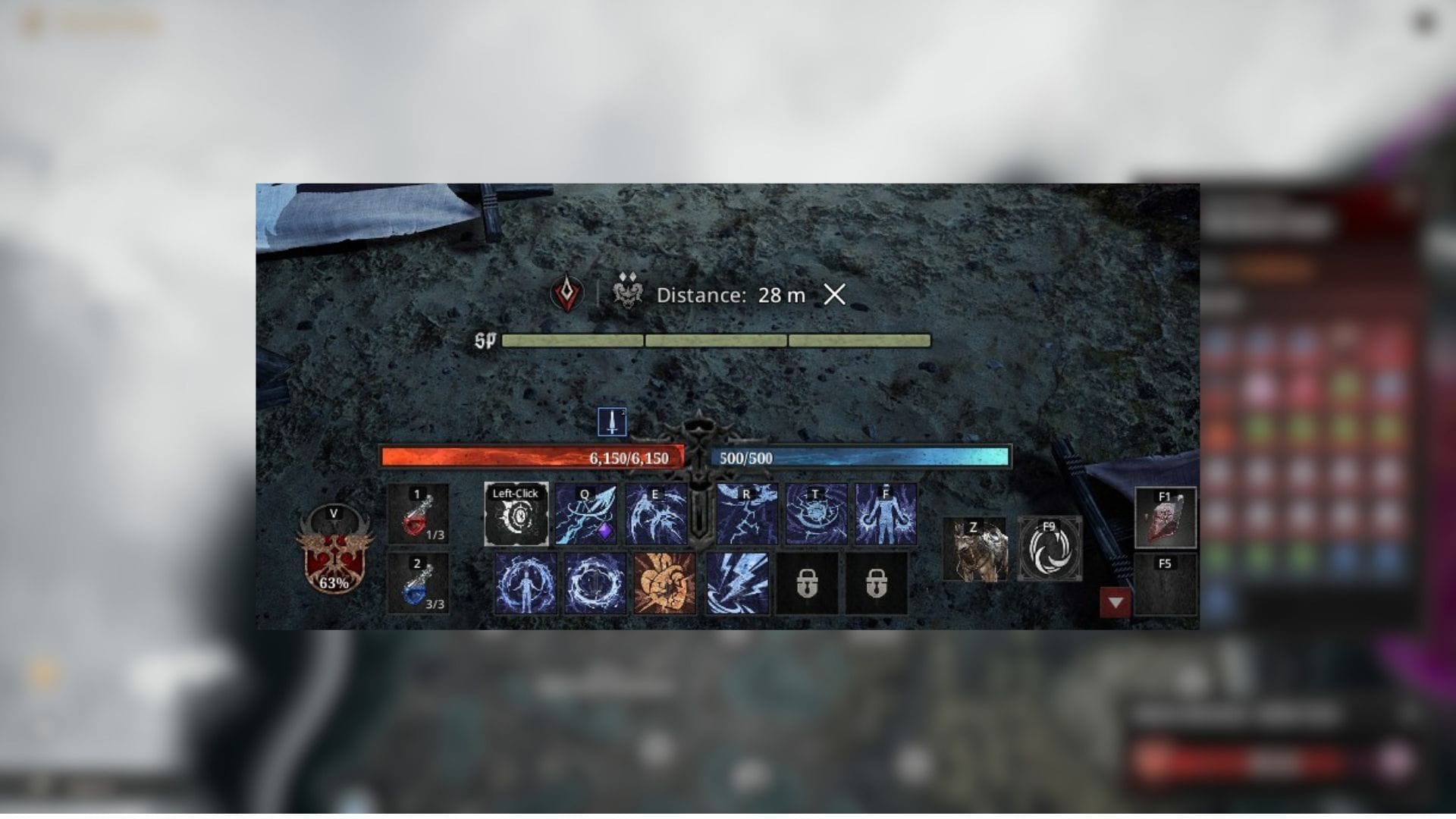 Configuração da habilidade Lightning Stormbringer (Imagem via Nexon)