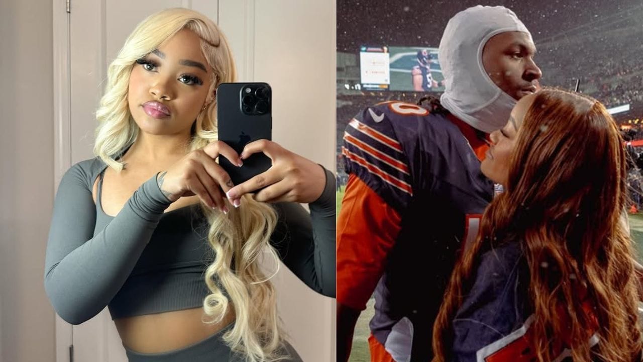 WATCH: Luther Burden III pops the big question to GF Kendall Minglae 3 months before Bears WR' sophomore year in NFL